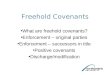 Freehold Covenants