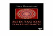 Kornfield Jack - Meditacion Para Principiantes