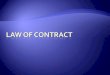 1 Law of Contract Lesson 1