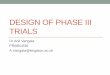 Phase III Clinical Trials - 2014-15
