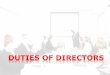 duties of directors in Corporate Law