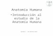 Clase 1 Generalidades Anatomicas