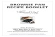 Pampered Chef Brownie Pan Recipe Booklet