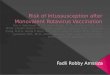 Risk of Intussusception After Monovalent Rotavirus Vaccination