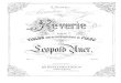 Auer Lipot Op-3 Reverie Violin-piano