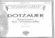 Dotzauer Exercises for Violoncello Book I