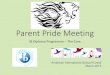 Parent Pride Meeting the DP Core