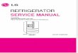LMX21981xx LG 20.5 Ft Total Capacity Cabinet Depth 4 Door Refrigerator Service Manual