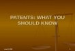 Patents L6