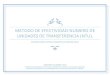 METODO DE EFECTIVIDAD-NUMERO DE UNIDADES DE TRANSFERENCIA (NTU)