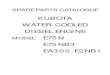 Kubota Engine Parts List REV 200608