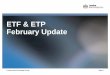 February 2014 Etf and Et p Monthly Report