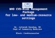 WHO CVD-Risk Management Package