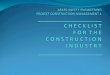 Checklist on Project Construction Management