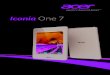 Manual Tablet Acer Iconia One 7 B1-730