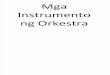Mga Instrumento Ng Orkestra