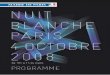 Programme Complet Nuit Blanche 2008