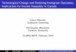 Technological Change and Declining Immigrant Outcomes, Implications for Income Inequality in Canada