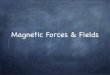 Physics- magnetic field