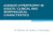 Hipertrofi Adenoid Pada Dewasa Karakteristik Klinis Dan Morfologis