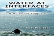 Water at Interfaces - A Molecular Approach