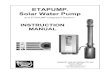 eMan-KSB ETAPUMP® Solar Water Pump Instruction Manual