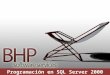 BHPTraining SQLServer2000 Programadores 2
