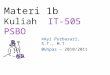 Materi Kuliah IT505 - 1b (RUP-UML)