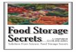 Food Storage and Canning Manual