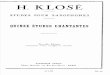 Saxofone - Estudos - Klose - 15 Etudes Chantantes Pour Saxophone - Metodo Studio Sax