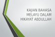 Kajian Bahasa Melayu Dalam Hikayat Abdullah - Tajuk 3