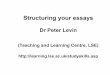 6032458 Structuring Your Essay Nov 2006 From LSE