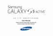 Samsung Galaxy S5 Active Manual
