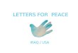 Iraqi Children Write Letters for Peace