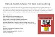 H2S & SCBA Mask Fit Test Consulting