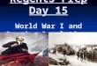 Regents Prep Day 15 World War I and Russian Revolution (2)