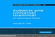 CUP - Subjects and Universal Grammar~ An Explanatory Theory - (2006).pdf