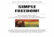 Simple Freedom Booklet