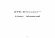 ZTE Director User Manual English - PDF - 1.47MB