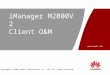 Omo000201 Imanager m2000v2 Client o&m for Gbss Issue1.0