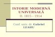 I Istorie Moderna Universala II Leahu Gabriel