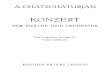 Aram Khachaturian Violin Concerto - Piano Accompaniment