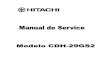 Hitachi Cdh-29gs2 Chasis h909f