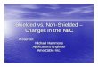 Shielded vs Non Shielded Cables in 2400 V circuits