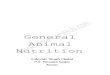 Handbook of General Animal Nutrition