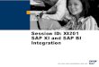 SAP XI and SAP BI Integration