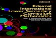 International Lower Secondary Curriculum SAM Mathematics Booklet 2011