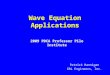 Wave Equation Applications.ppt