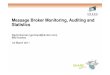 FINAL Message Broker Monitoring Auditing and AccountingStats (1st March 2011)