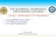 3 Fundamentals of CNC Programming I (CNC Course CD)